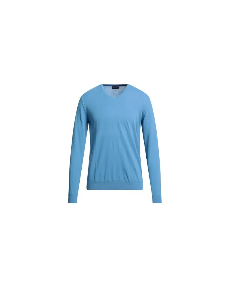 Angelo Nardelli STRICKWAREN - Pulloverauf YOOX.COM Himmelblau