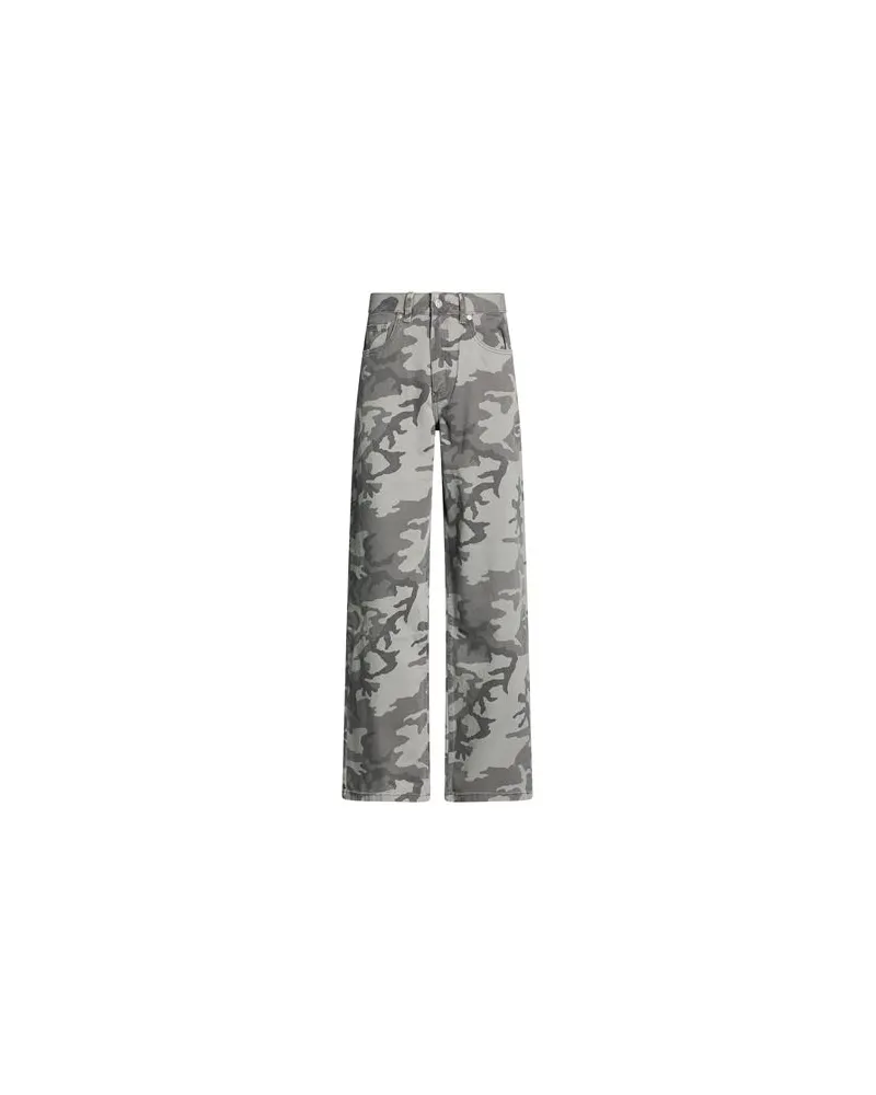 Vans SIRELLE PRINTED PUDDLE PANTS - HOSEN & RÖCKE - Jeanshosenauf YOOX.COM Braungrau