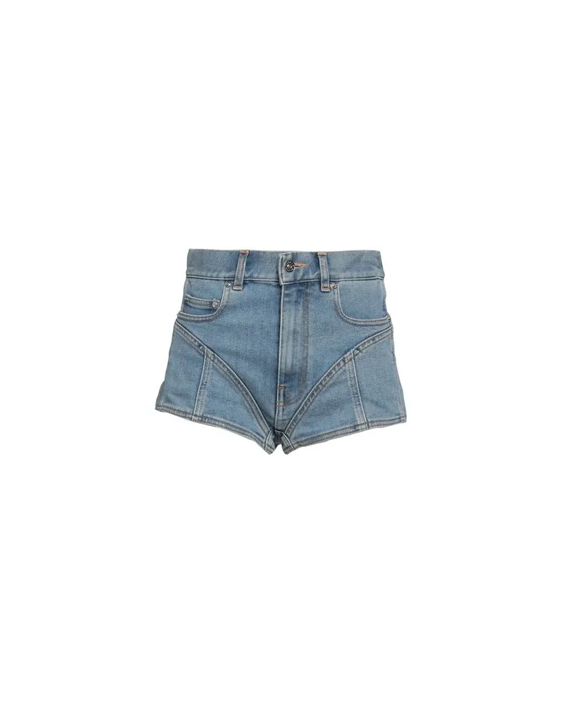 Thierry Mugler HOSEN & RÖCKE - Jeansshortsauf YOOX.COM Blau