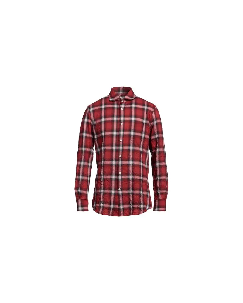 Glanshirt TOPS - Hemdenauf YOOX.COM Ziegelrot