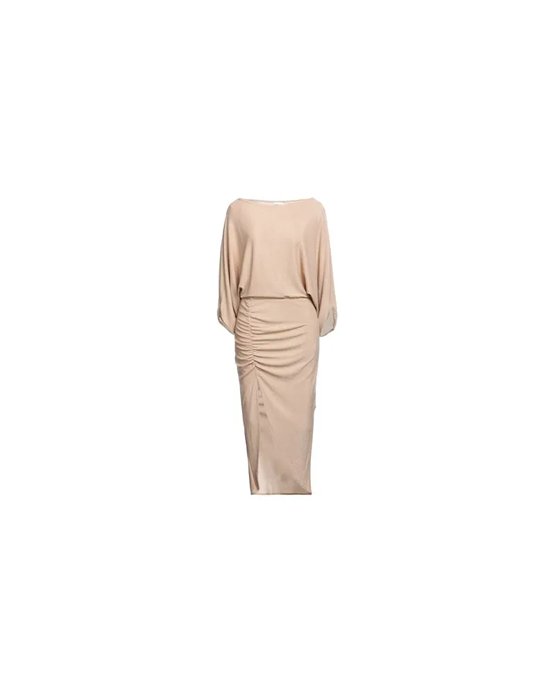 BERNA KLEIDER - Midi-Kleiderauf YOOX.COM Sand