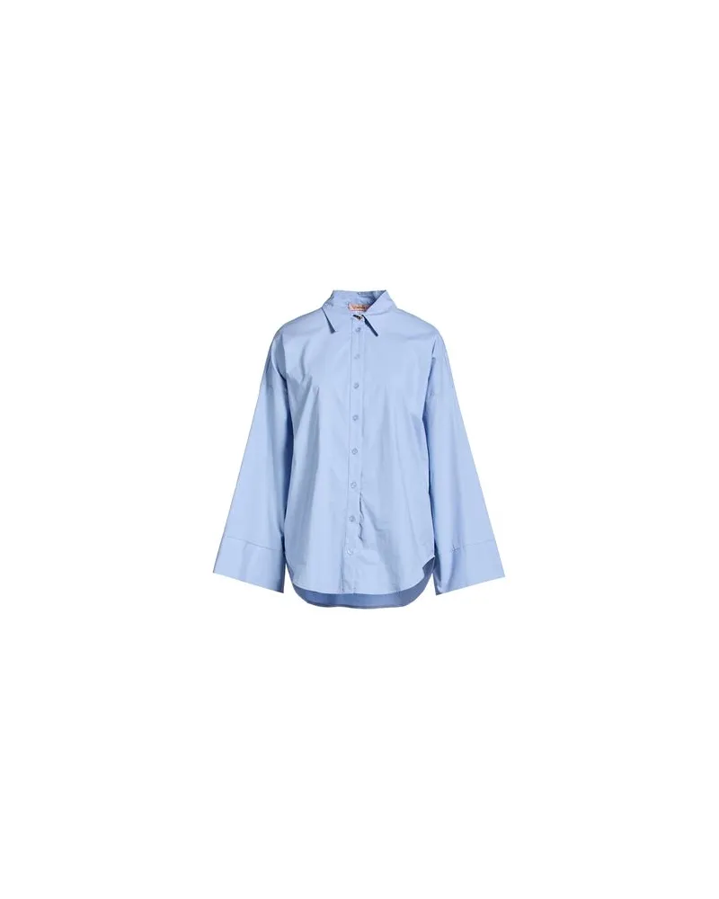 Twin-Set TOPS - Hemdenauf YOOX.COM Hellblau