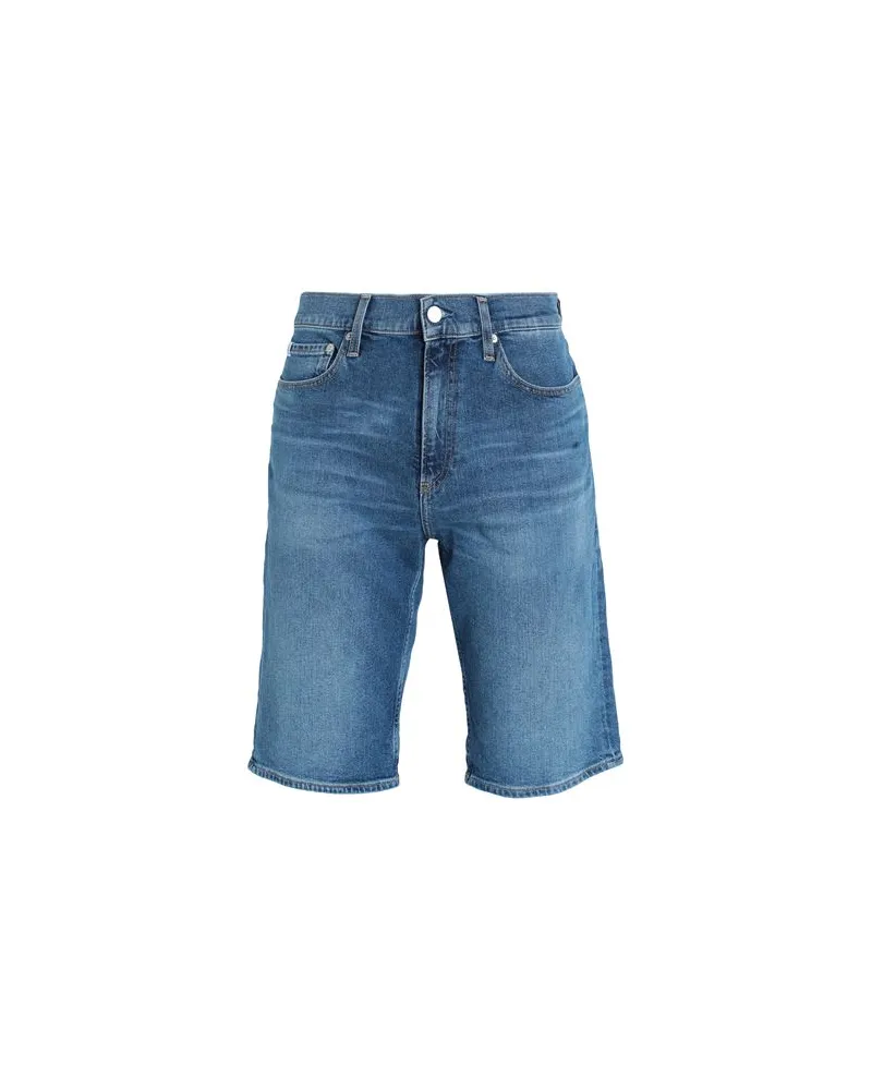 Calvin Klein HOSEN & RÖCKE - Jeansshortsauf YOOX.COM Blau
