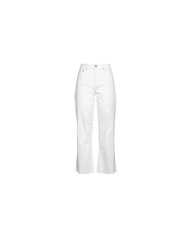 Maje HOSEN & RÖCKE - Jeanshosenauf YOOX.COM Weiß