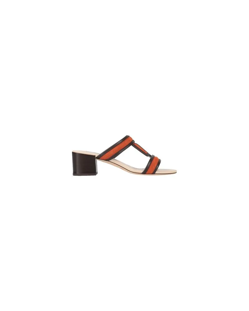 TOD'S SCHUHE - Sandalenauf YOOX.COM Rostrot