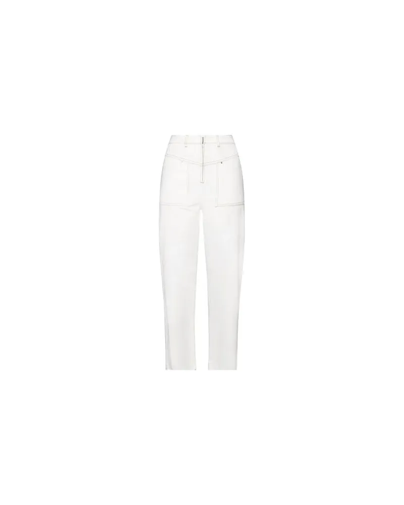 ba&sh HOSEN & RÖCKE - Jeanshosenauf YOOX.COM Elfenbein