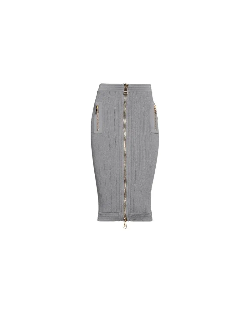 Balmain HOSEN & RÖCKE - Midi-Röckeauf YOOX.COM Grau