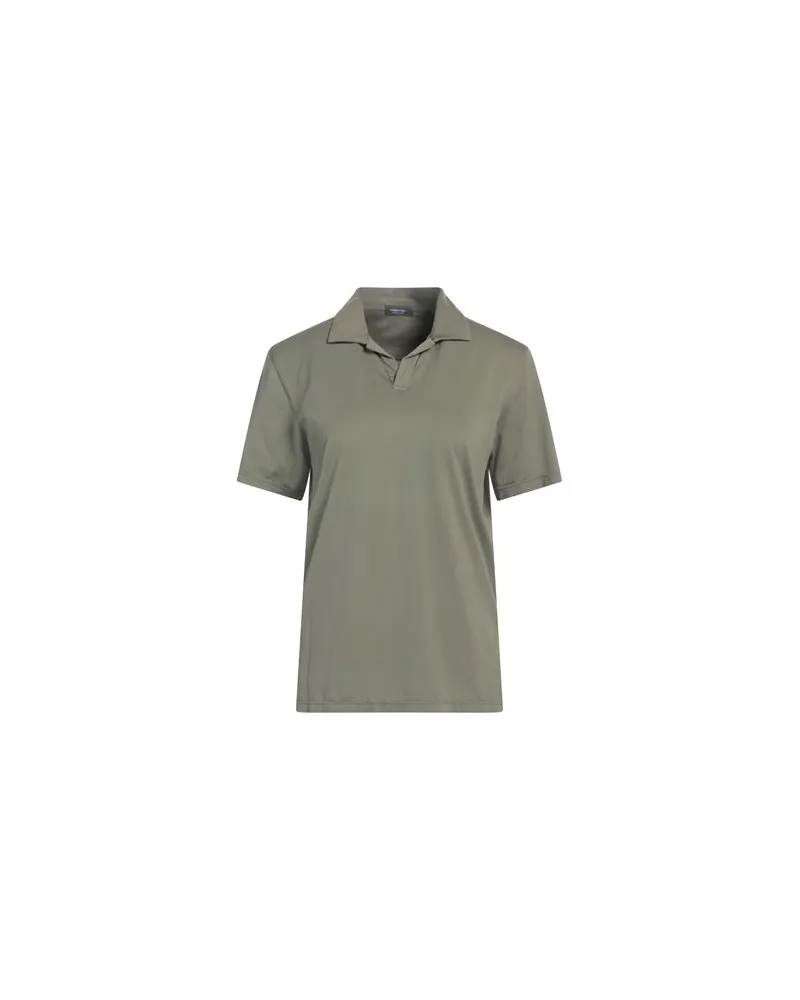 ROSSOPURO TOPS - Poloshirtsauf YOOX.COM Militärgrün