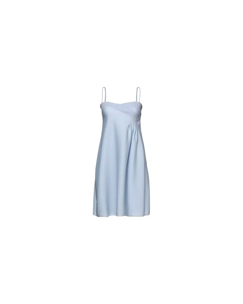 Emporio Armani KLEIDER - Mini-Kleiderauf YOOX.COM Himmelblau