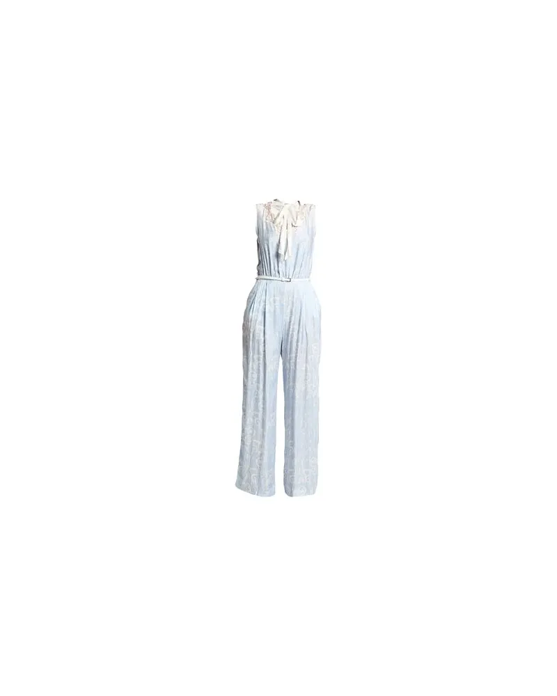Ermanno Scervino OVERALLS - Jumpsuitsauf YOOX.COM Hellblau