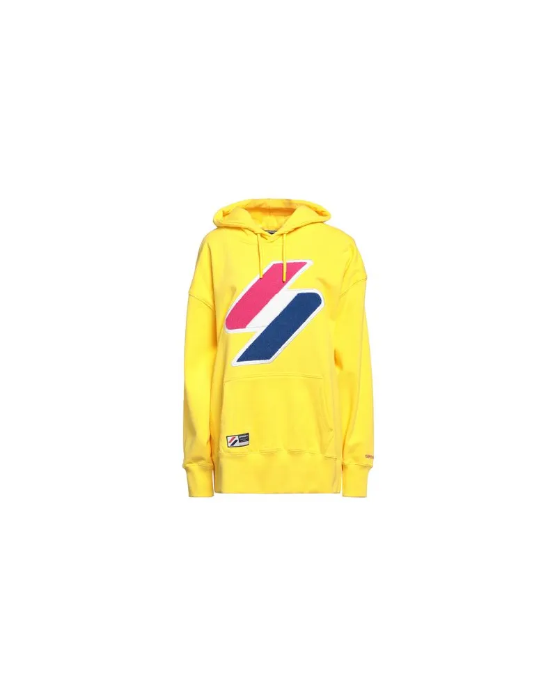 Superdry. TOPS - Sweatshirtsauf YOOX.COM Gelb