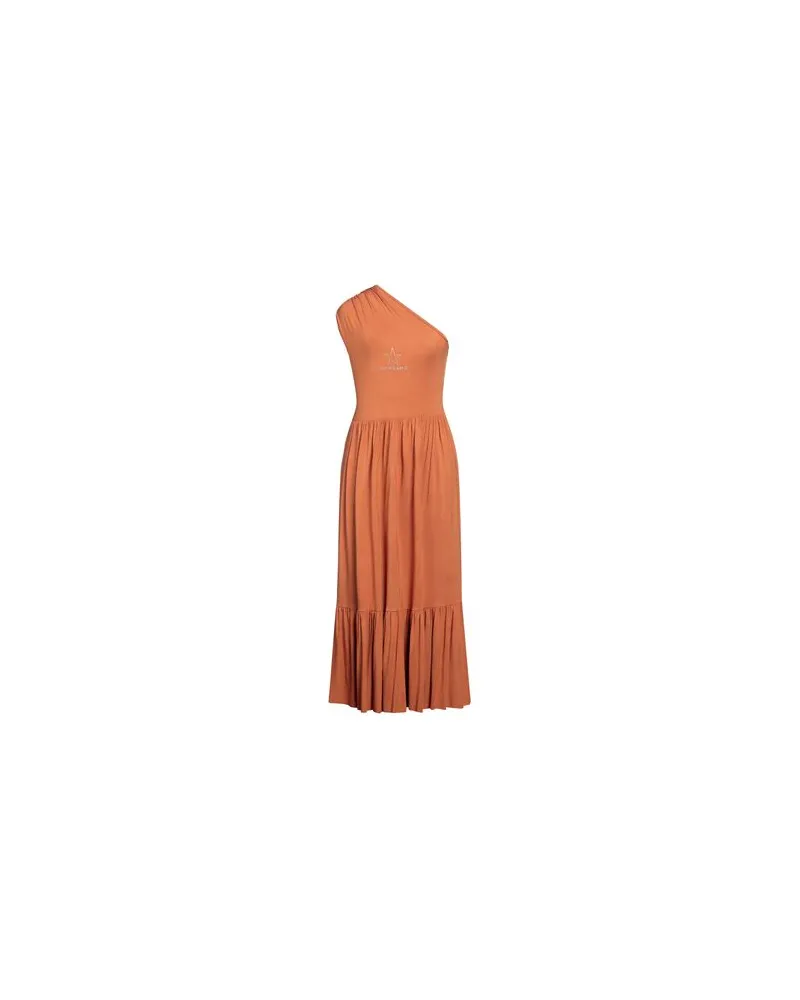 Mangano KLEIDER - Maxi-Kleiderauf YOOX.COM Rostrot