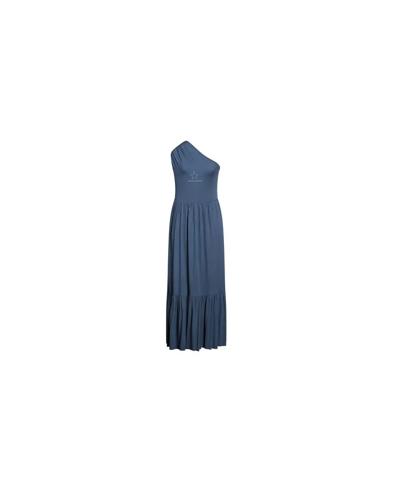 Mangano KLEIDER - Maxi-Kleiderauf YOOX.COM Taubenblau