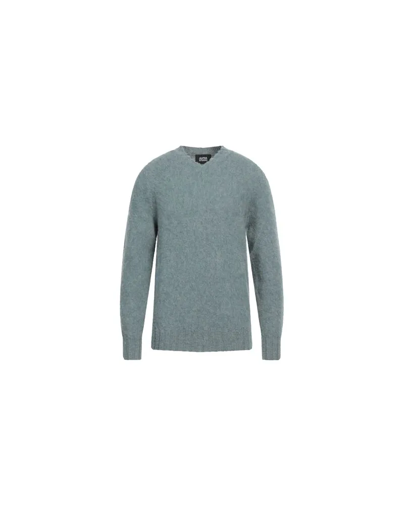 Alpha Studio STRICKWAREN - Pulloverauf YOOX.COM Taubenblau