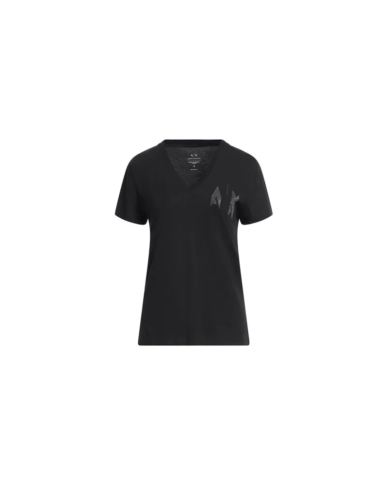 Armani Exchange TOPS - T-shirtsauf YOOX.COM Schwarz
