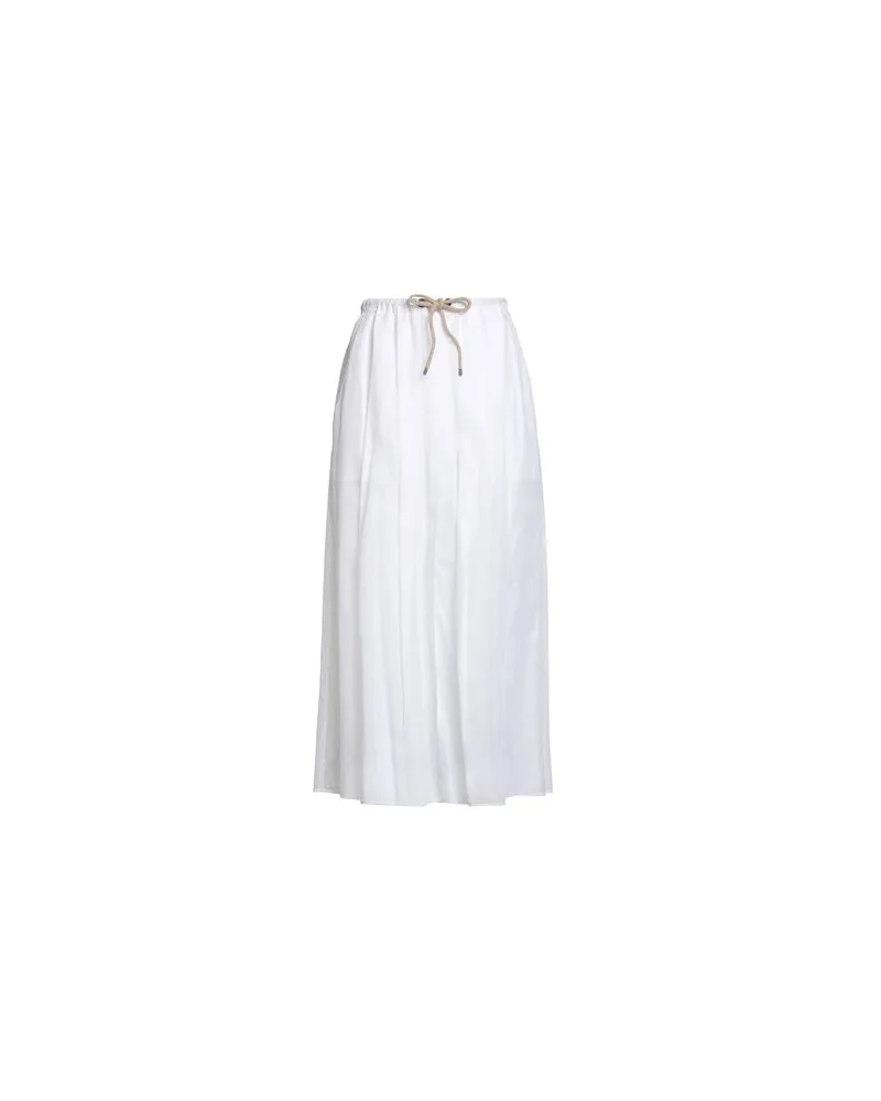 Brunello Cucinelli HOSEN & RÖCKE - Midi-Röckeauf YOOX.COM Weiß