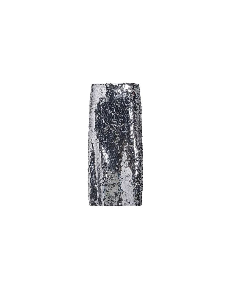 Maje HOSEN & RÖCKE - Midi-Röckeauf YOOX.COM Silber