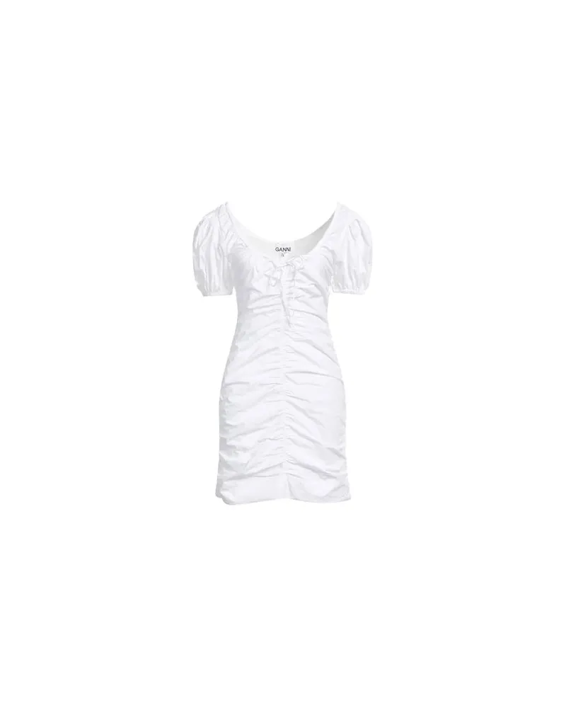 Ganni KLEIDER - Mini-Kleiderauf YOOX.COM Weiß