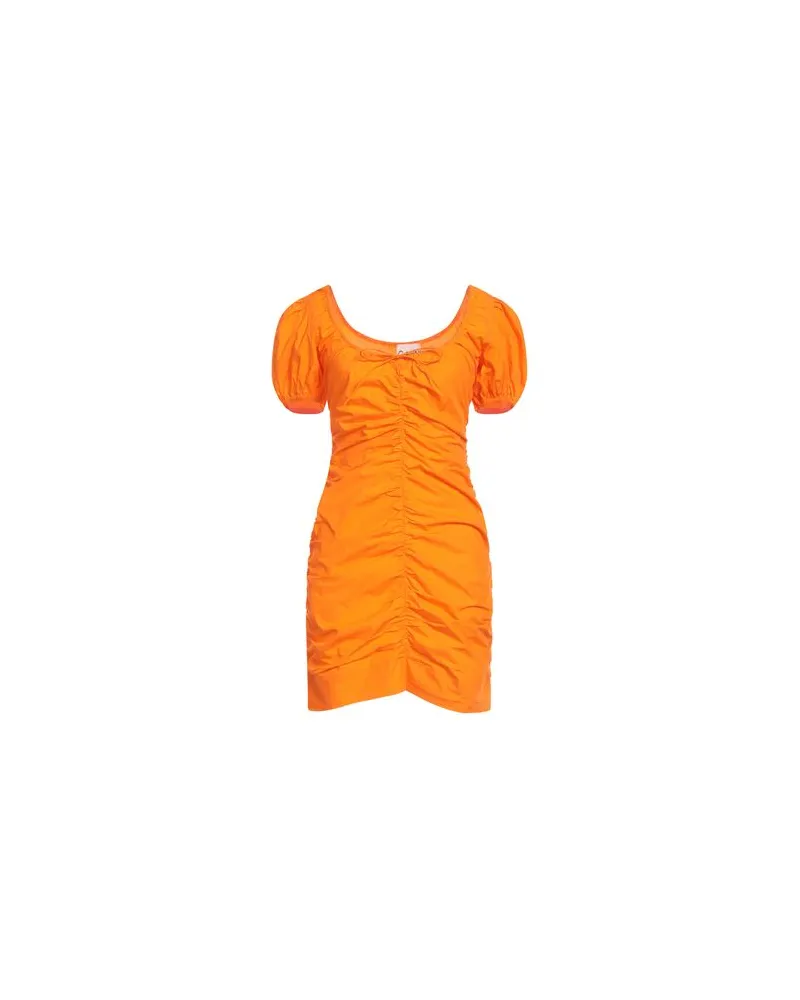 Ganni KLEIDER - Mini-Kleiderauf YOOX.COM Orange