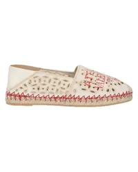 Valentino Garavani Espadrilles Elfenbein