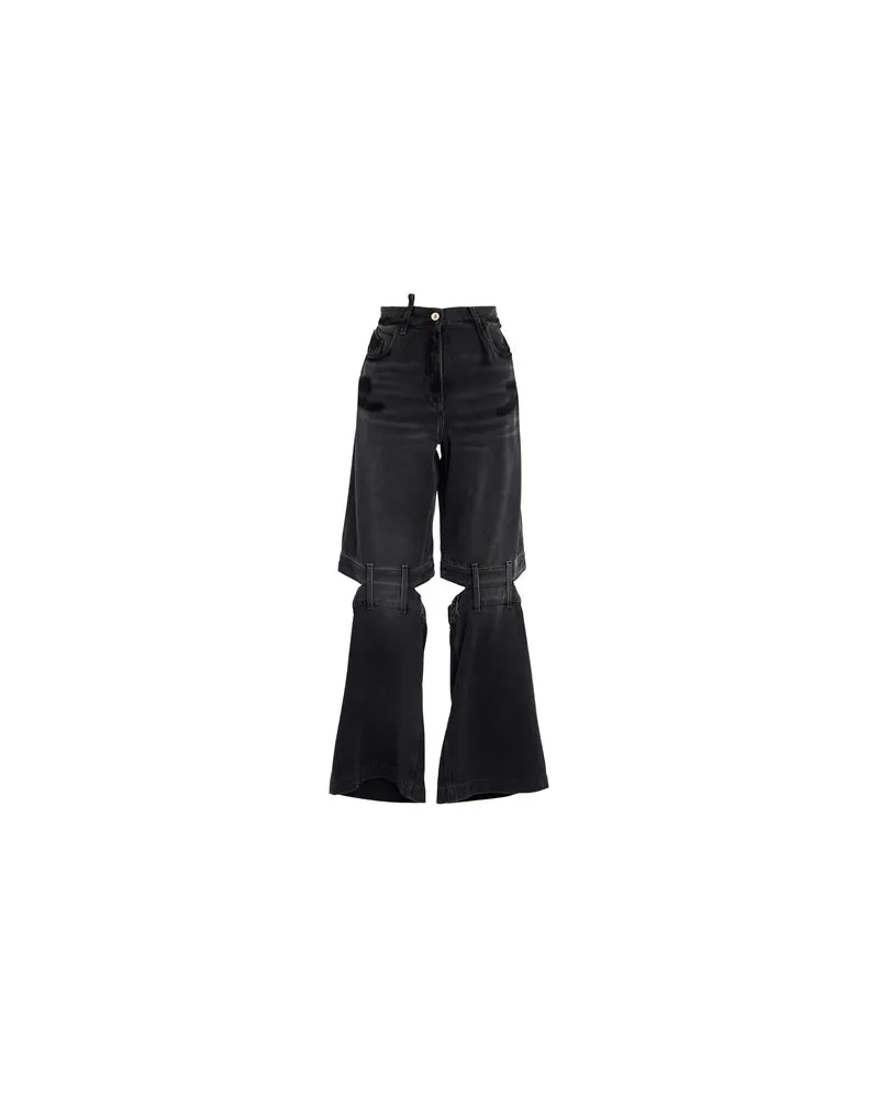ATTICO HOSEN & RÖCKE - Jeanshosenauf YOOX.COM Schwarz