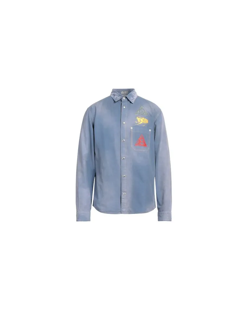 Dior TOPS - Jeanshemdenauf YOOX.COM Taubenblau