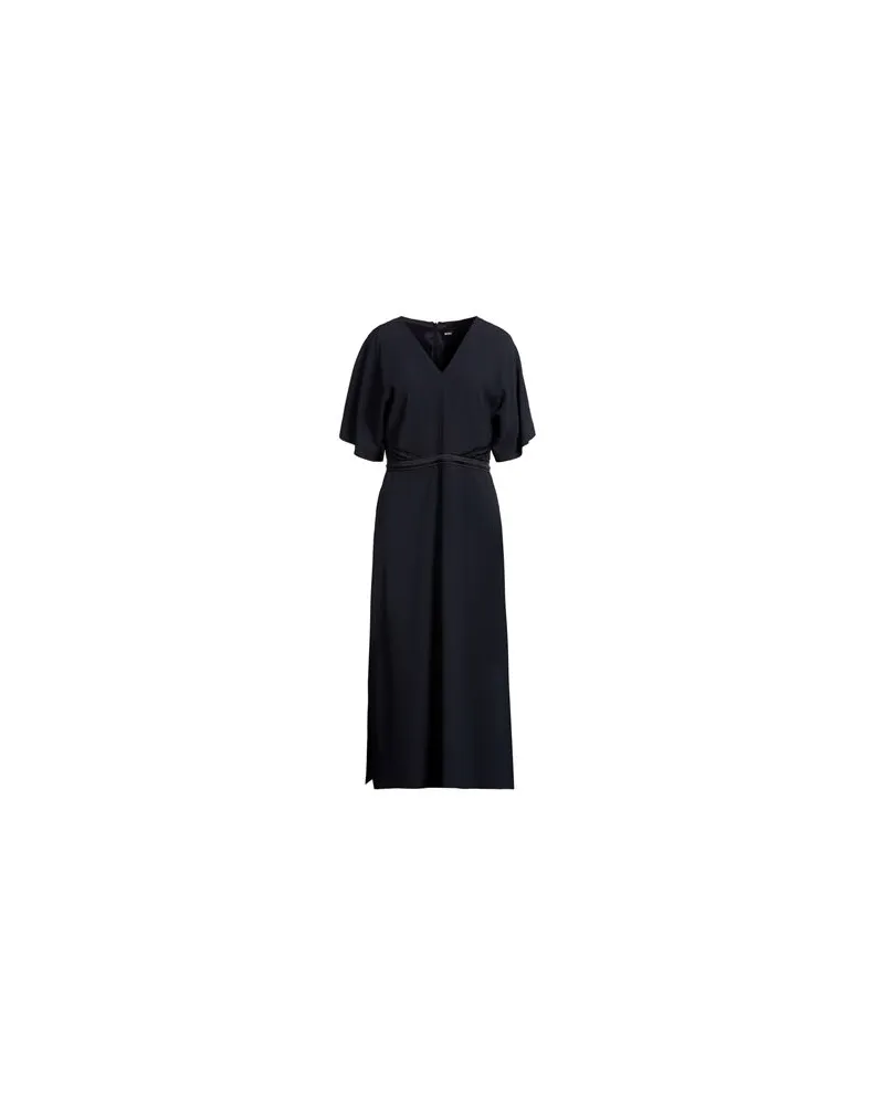 HUGO BOSS KLEIDER - Midi-Kleiderauf YOOX.COM Marineblau
