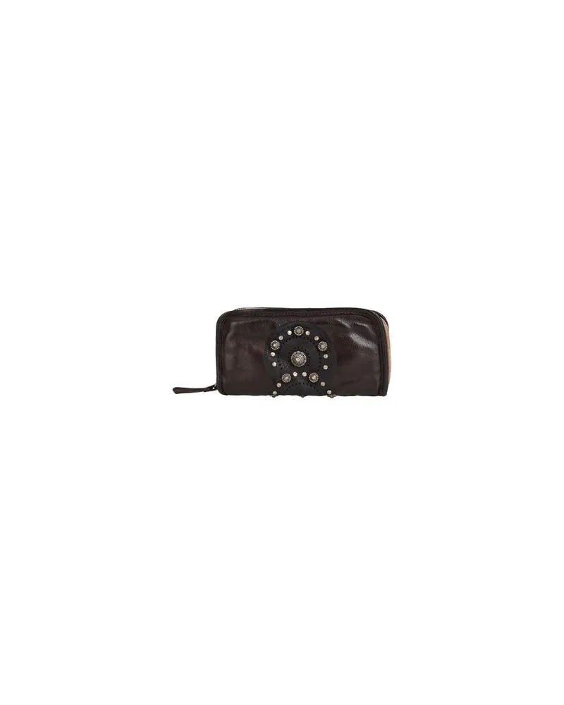 Campomaggi Kleinlederwaren - Brieftaschenauf YOOX.COM Dunkelbraun