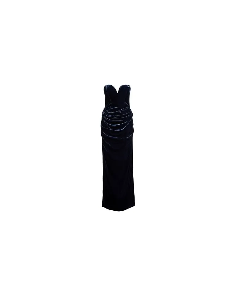 ROTATE Birger Christensen KLEIDER - Maxi-Kleiderauf YOOX.COM Marineblau
