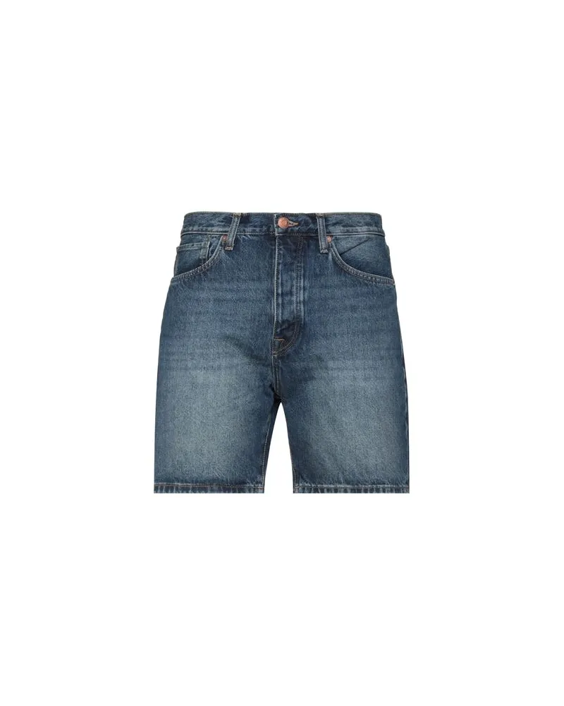 Selected Homme HOSEN & RÖCKE - Jeansshortsauf YOOX.COM Blau