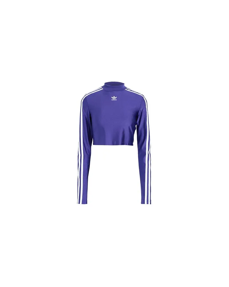adidas 3 S CROPPED LS  - TOPS - T-shirtsauf YOOX.COM Violett