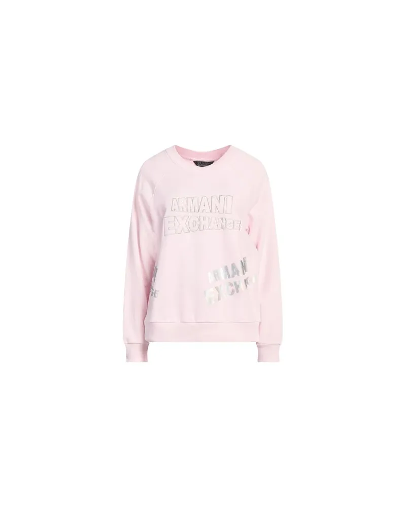 Armani Exchange TOPS - Sweatshirtsauf YOOX.COM Hellrosa