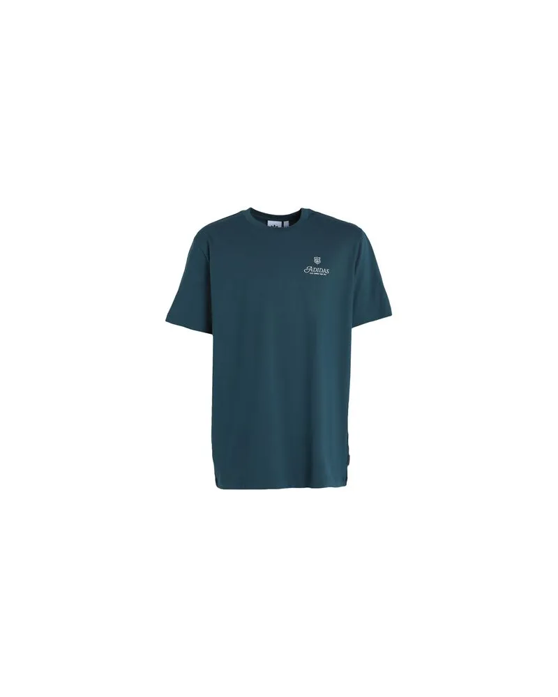 adidas LEISURE TEE  - LEISURE TEE - TOPS - T-shirtsauf YOOX.COM Aquamarin