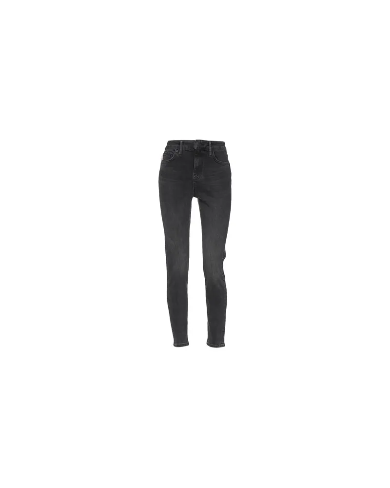 Superdry. High Rise Skinny - HOSEN & RÖCKE - Jeanshosenauf YOOX.COM Schwarz