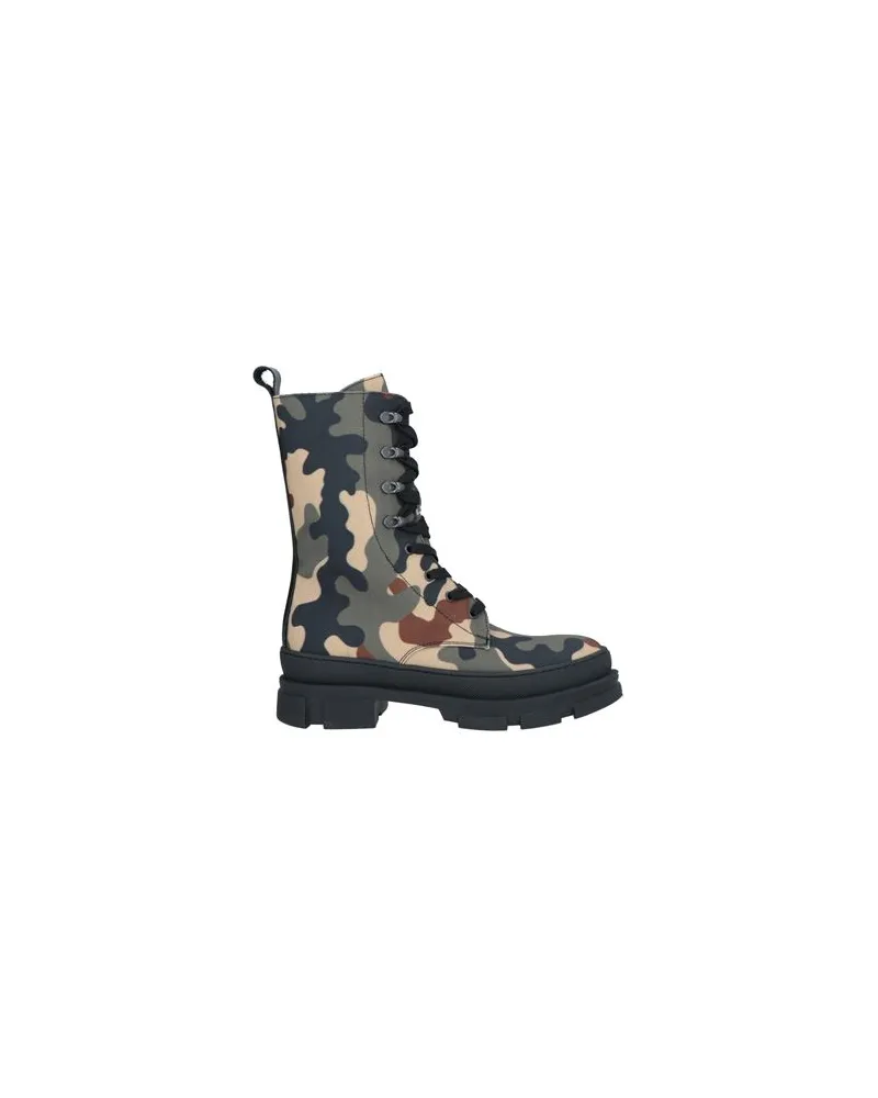 Semicouture SCHUHE - Stiefelettenauf YOOX.COM Militärgrün