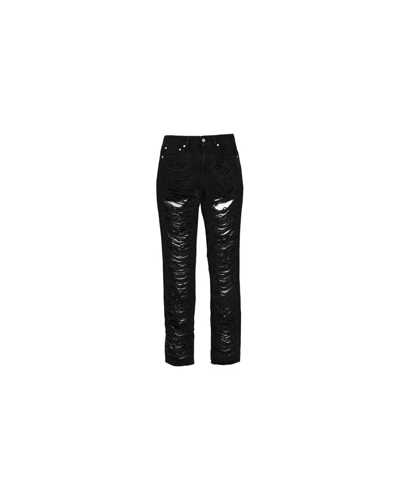Maison Margiela HOSEN & RÖCKE - Jeanshosenauf YOOX.COM Schwarz