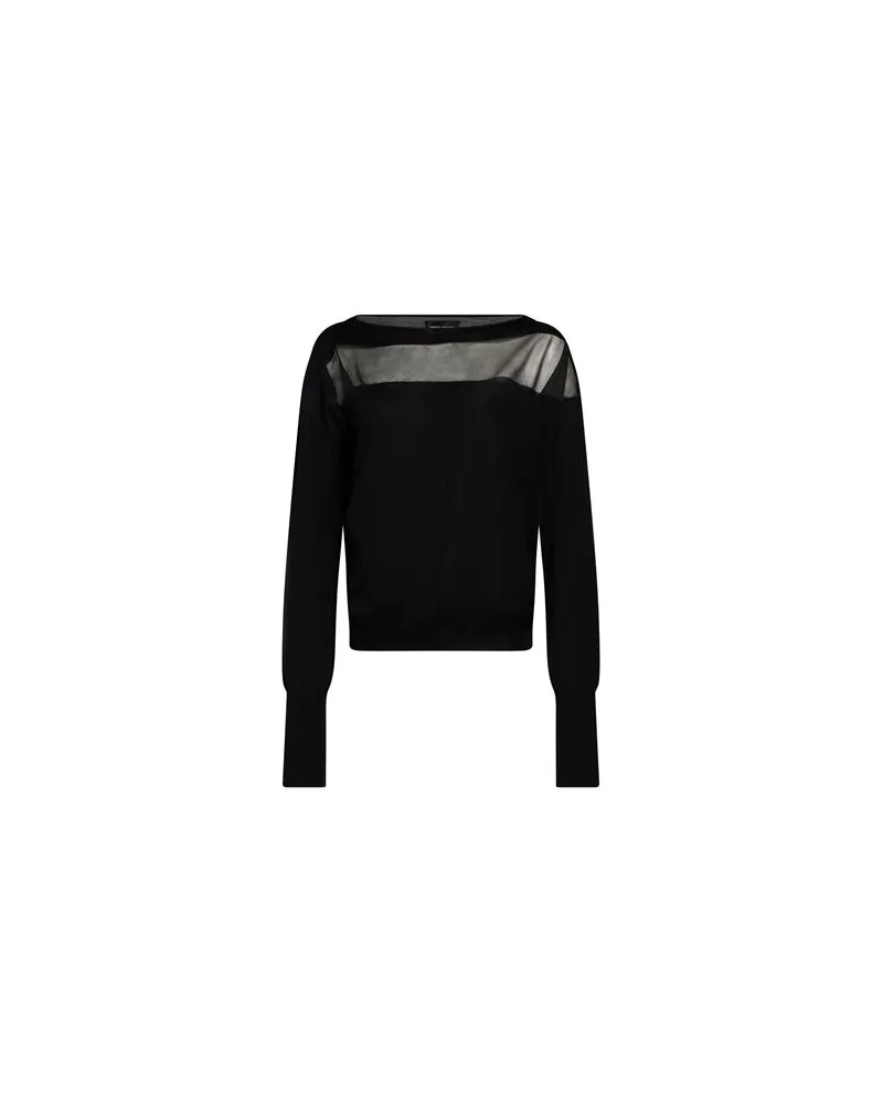 Roberto Collina STRICKWAREN - Pulloverauf YOOX.COM Schwarz
