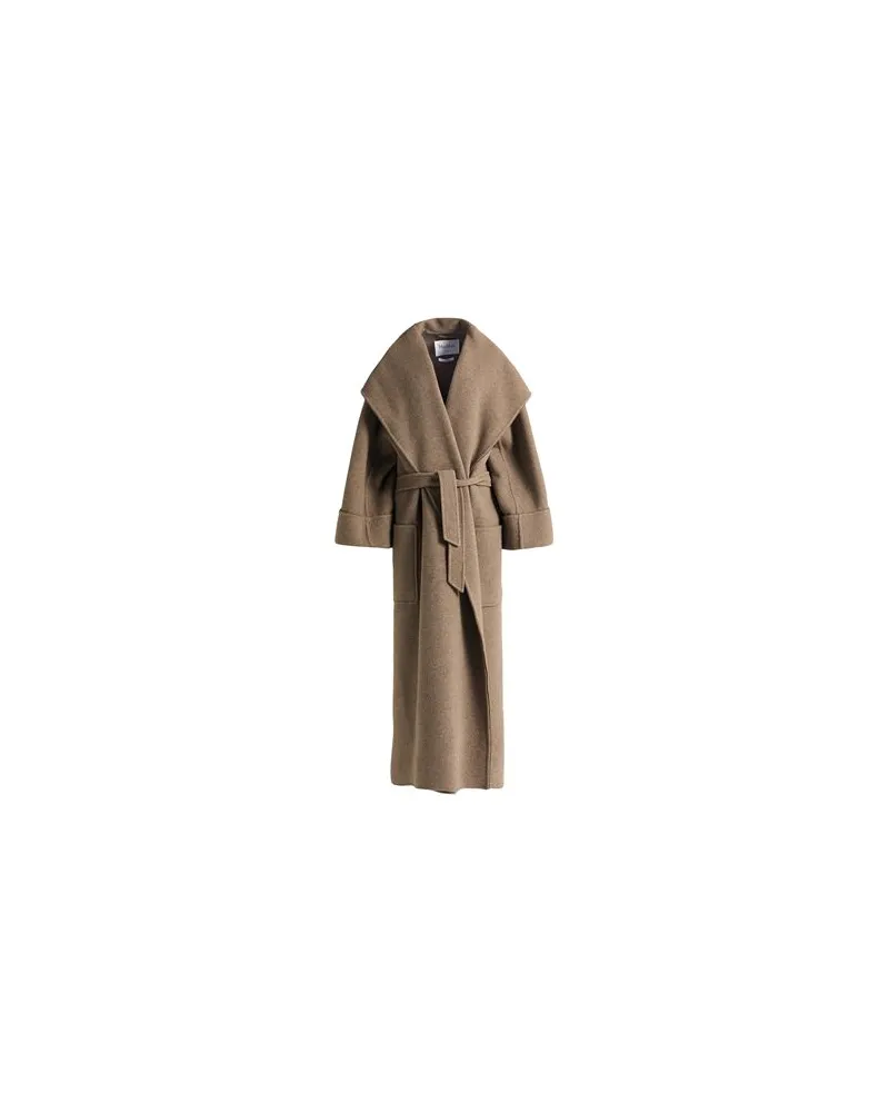 Max Mara JACKEN & MÄNTEL - Mäntelauf YOOX.COM Khaki