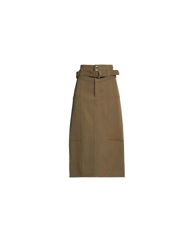TOD'S HOSEN & RÖCKE - Midi-Röckeauf YOOX.COM Militärgrün