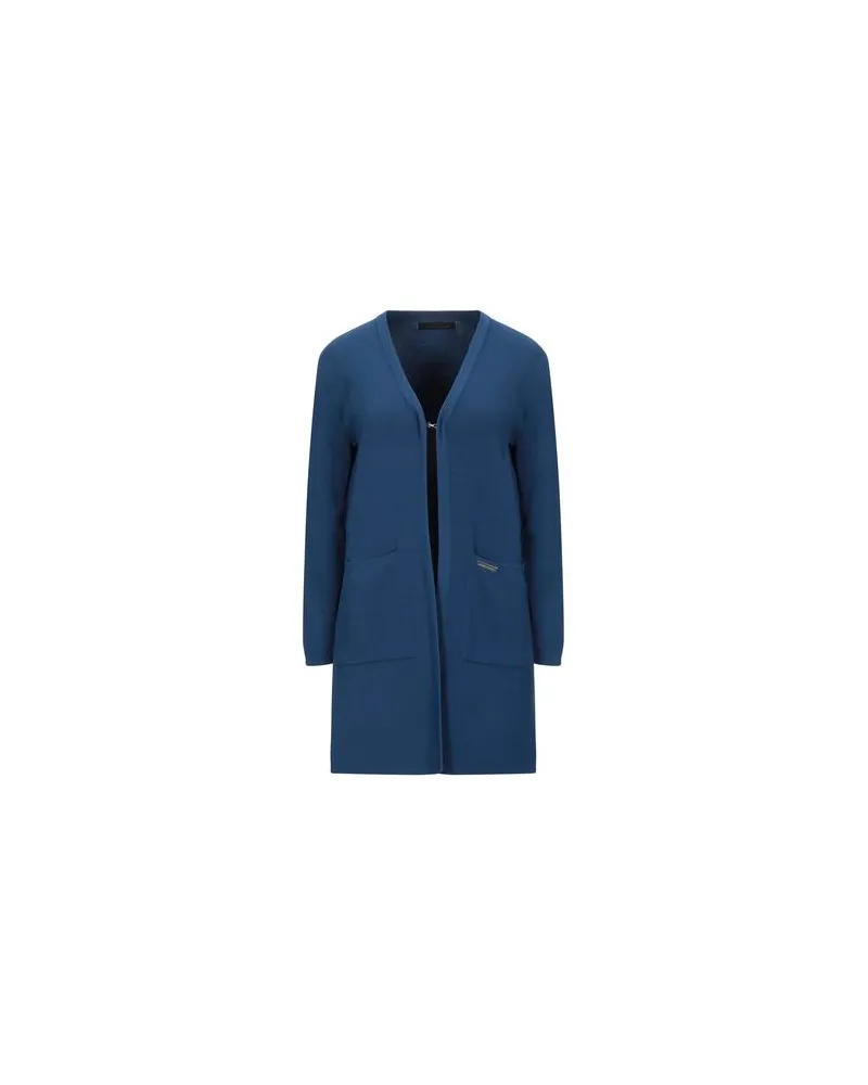 Frankie Morello STRICKWAREN - Strickjackenauf YOOX.COM Taubenblau