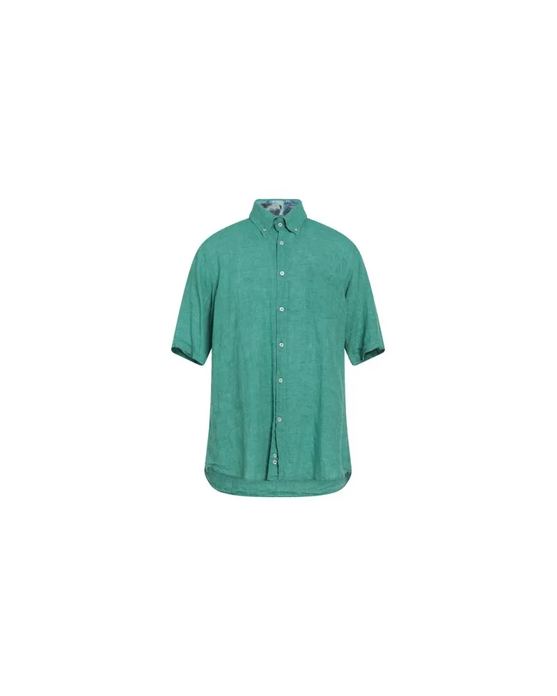 Paul & Shark TOPS - Hemdenauf YOOX.COM Smaragdgrün