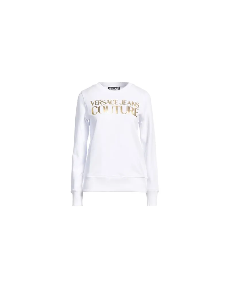 Versace Jeans TOPS - Sweatshirtsauf YOOX.COM Weiß