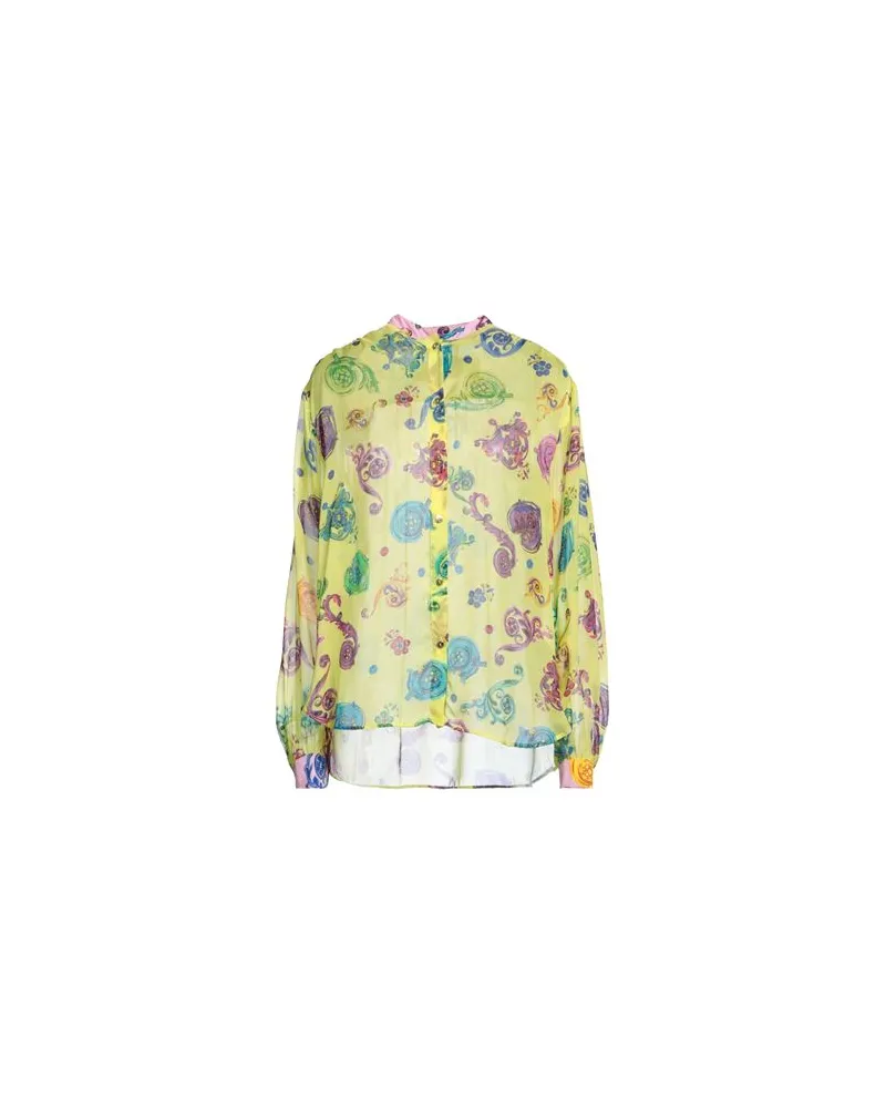 Versace Jeans TOPS - Hemdenauf YOOX.COM Gelb