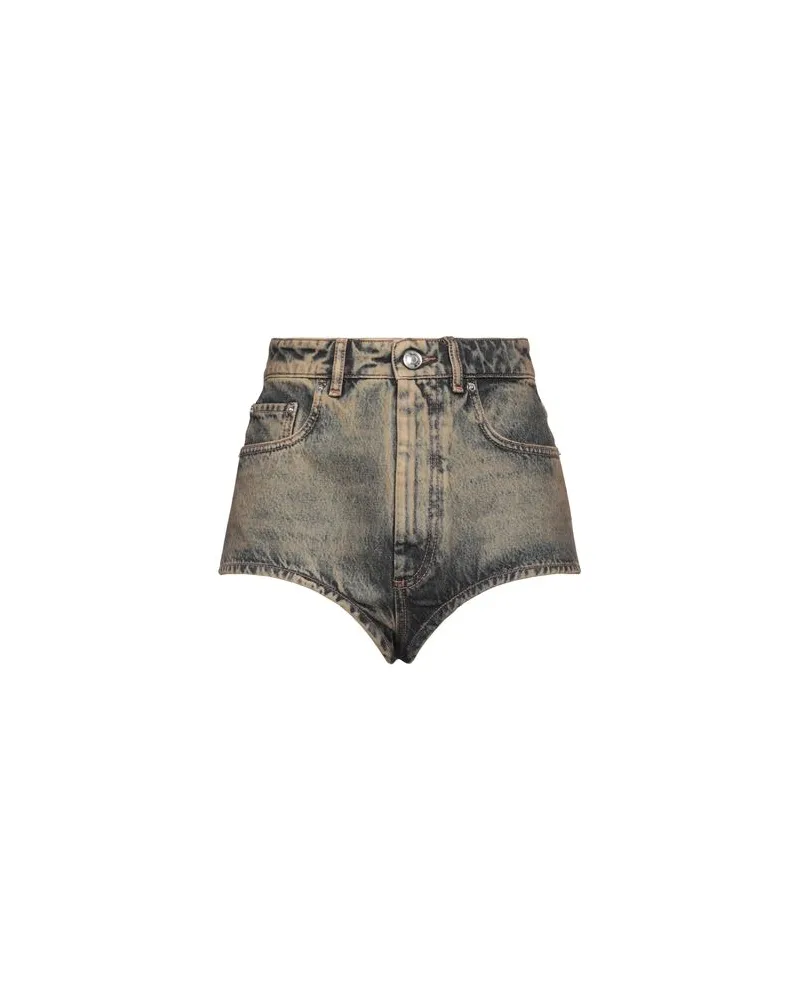 SPORTMAX HOSEN & RÖCKE - Jeansshortsauf YOOX.COM Blau