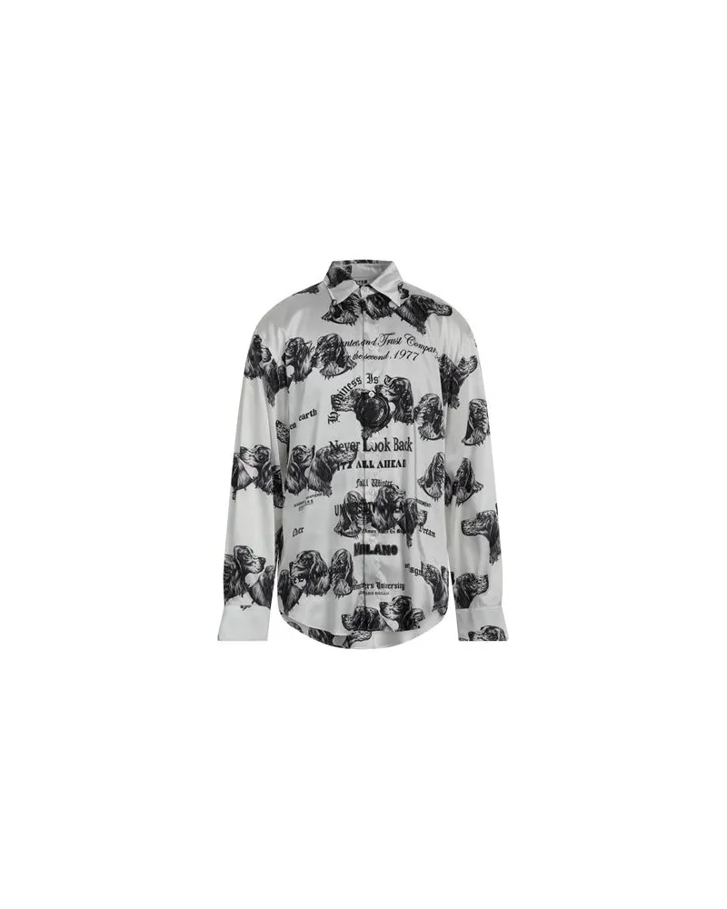MSGM TOPS - Hemdenauf YOOX.COM Weiß