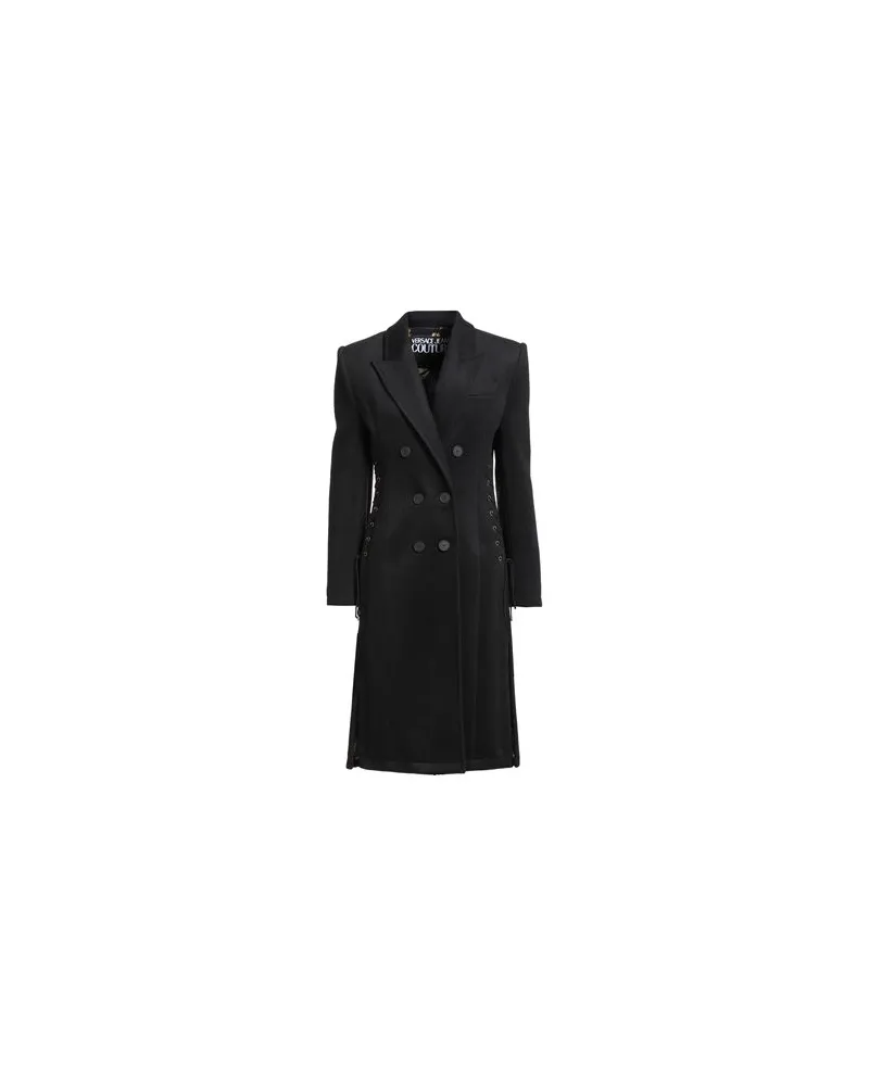 Versace Jeans JACKEN & MÄNTEL - Mäntelauf YOOX.COM Schwarz