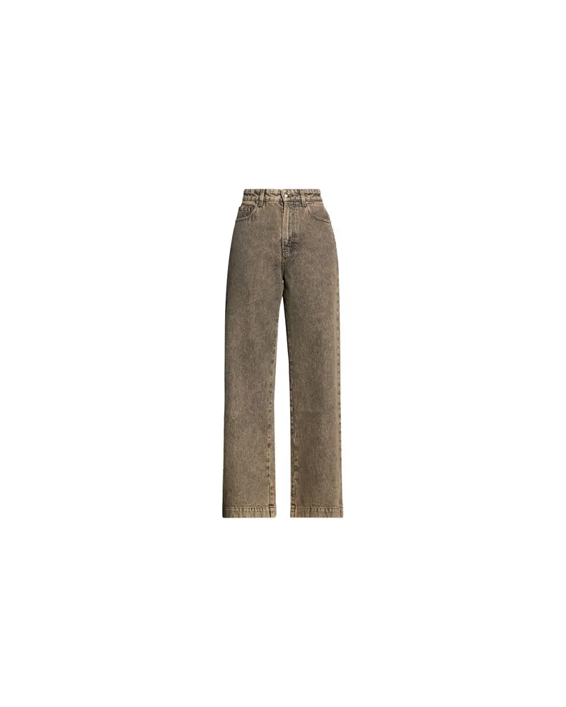 MOORER HOSEN & RÖCKE - Jeanshosenauf YOOX.COM Beige