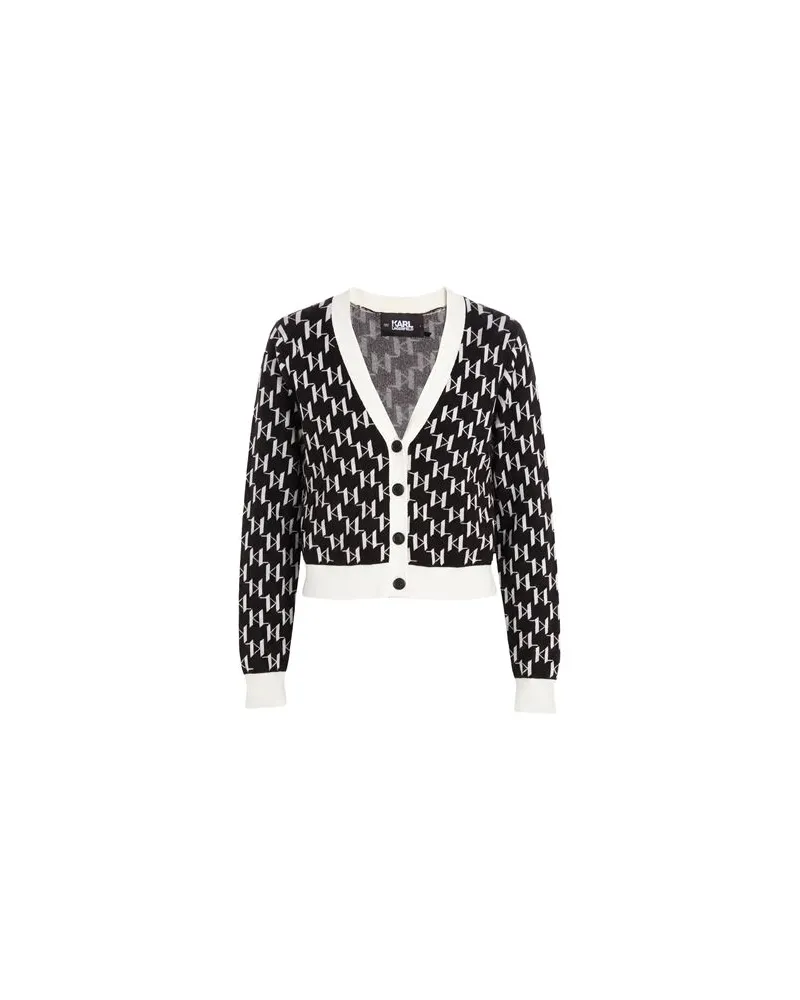 Karl Lagerfeld STRICKWAREN - Strickjackenauf YOOX.COM Schwarz