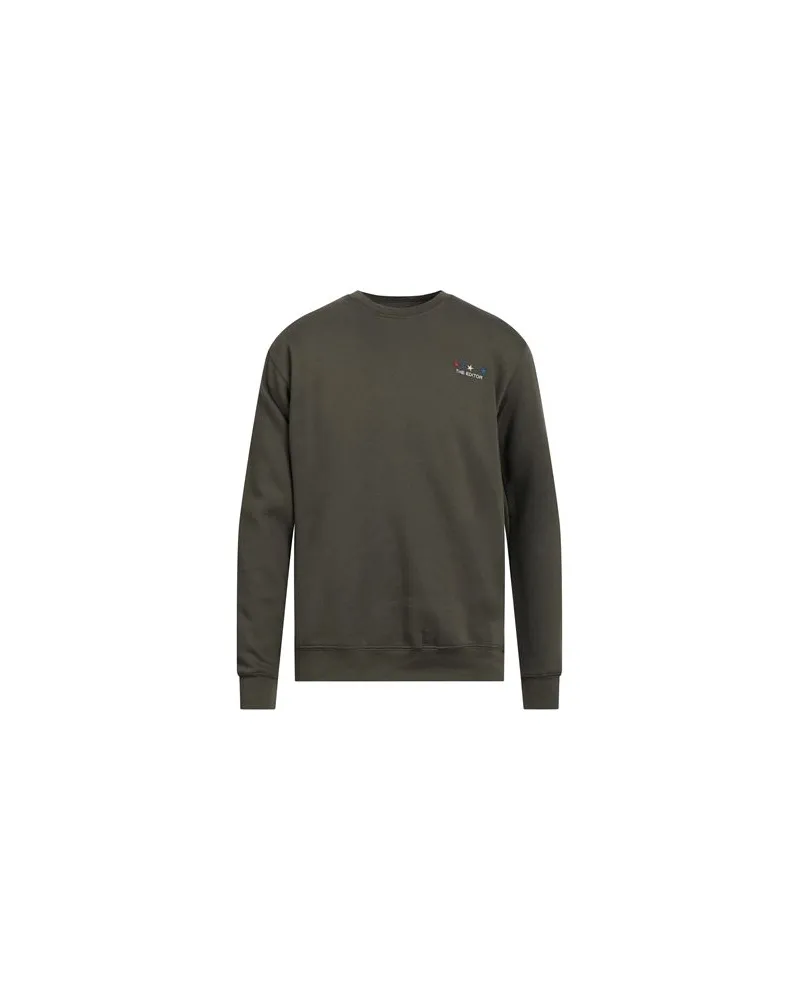 THE EDITOR TOPS - Sweatshirtsauf YOOX.COM Militärgrün