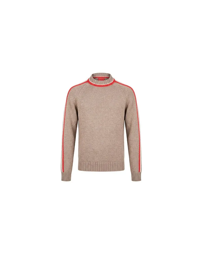 Isaia STRICKWAREN - Pulloverauf YOOX.COM Beige